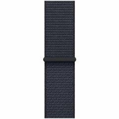 Apple Watch SE 2024, 40 мм, корпус из алюминия цвета полуночный черный, спортивный браслет темно-синего цвета, MXEA3Q