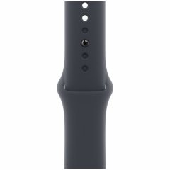 Apple Watch SE 2024, 40 мм, корпус из алюминия цвета «полуночный черный», спортивный ремешок цвета «полуночный черный» S/M, MXE73Q