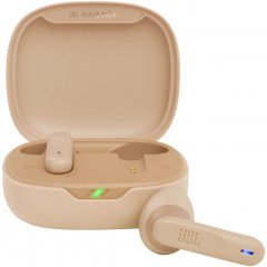 Беспроводные наушники JBL Wave Flex, Beige, бежевый