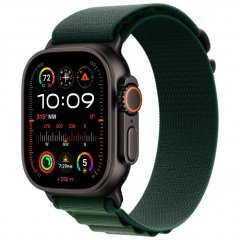 Apple Watch Ultra 2 GPS + Cellular, 49 мм, корпус из черного титана, ремешок Alpine зеленого цвета, размер M, MX4R3Q