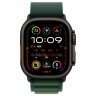 Apple Watch Ultra 2 GPS + Cellular, 49 мм, корпус из черного титана, ремешок Alpine зеленого цвета, размер L, MX4T3Q