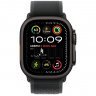 Apple Watch Ultra 2 GPS + Cellular, 49 мм, корпус черного из титана, ремешок Trail черного цвета, размер S/M, MX4U3