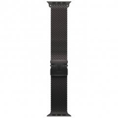 Apple Watch Ultra 2 GPS + Cellular, 49 мм, корпус из черного титана, ремешок Milanese черного цвета, размер M, MX5U3Q