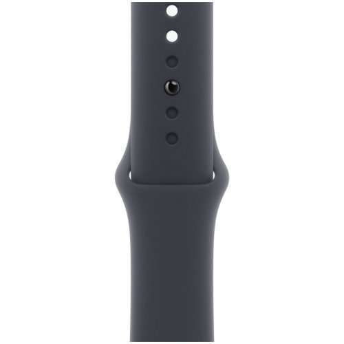 Apple Watch SE 2024, 44 мм, корпус из алюминия цвета «полуночный черный», спортивный ремешок цвета «полуночный черный» M/L, MXEK3Q