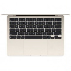 Apple MacBook Air 15" (M4, 10C CPU/10C GPU, 2025), 16 ГБ, 256 ГБ SSD, сияющая звезда, Starlight, MW1J3