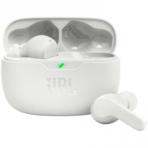 Беспроводные наушники JBL Vibe Beam, White, белый