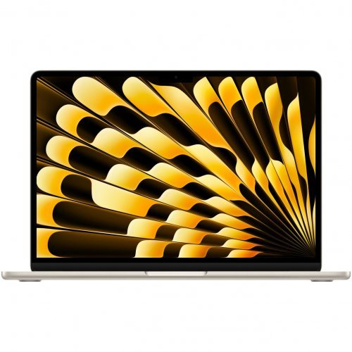 Apple MacBook Air 15" (M4, 10C CPU/10C GPU, 2025), 16 ГБ, 512 ГБ SSD, сияющая звезда, Starlight, MW1K3