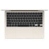 Apple MacBook Air 15" (M4, 10C CPU/10C GPU, 2025), 16 ГБ, 512 ГБ SSD, сияющая звезда, Starlight, MW1K3