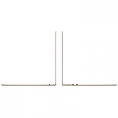 Apple MacBook Air 13" (M3, 8C CPU/10C GPU, 2024), 16 ГБ, 512 ГБ SSD, Starlight, Сияющая звезда, MXCU3