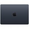 Apple MacBook Air 15" (M4, 10C CPU/10C GPU, 2025), 24 ГБ, 512 ГБ SSD, полуночный черный, Midnight, MC6L4