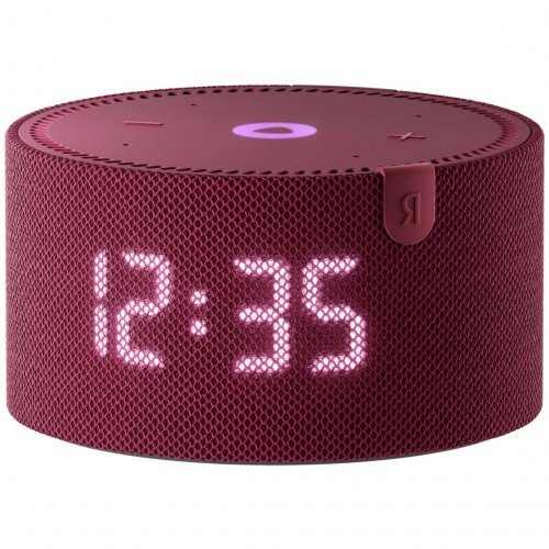 Умная колонка Яндекс мини c часами, красный гранат