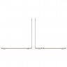 Apple MacBook Air 15" (M3, 8C CPU/10C GPU, 2024), 8 ГБ, 256 ГБ SSD, Starlight, Сияющая звезда, MRYR3