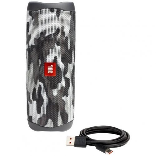 Беспроводная акустика JBL Flip 5, Grey Camo