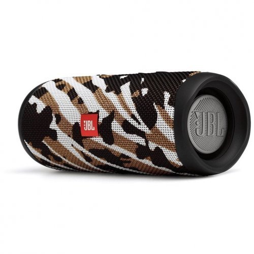 Беспроводная акустика JBL Flip 5, Black/White/Brown Camo