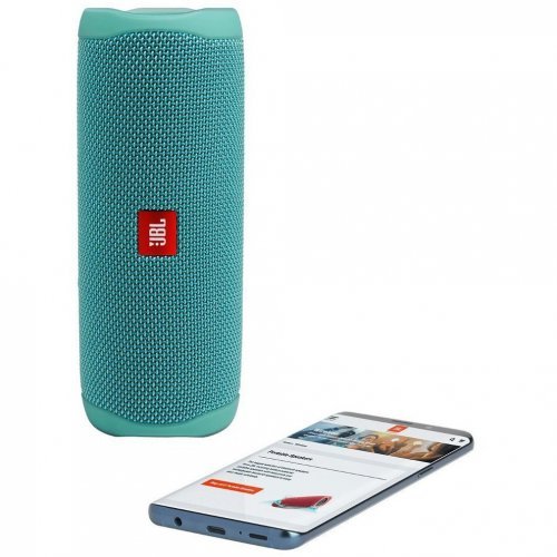 Беспроводная акустика JBL Flip 5, Teal