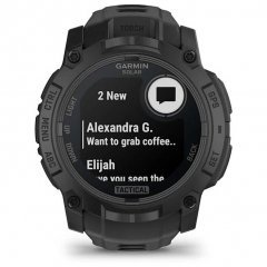 Спортивные часы Garmin Instinct 3 Solar Tactical Edition 50 мм, Black