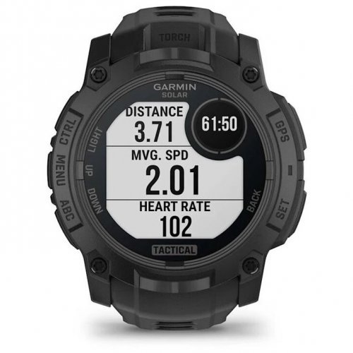 Спортивные часы Garmin Instinct 3 Solar Tactical Edition 50 мм, Black