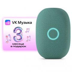 Умная колонка VK Капсула с голосовым помощником Марусей, зеленый