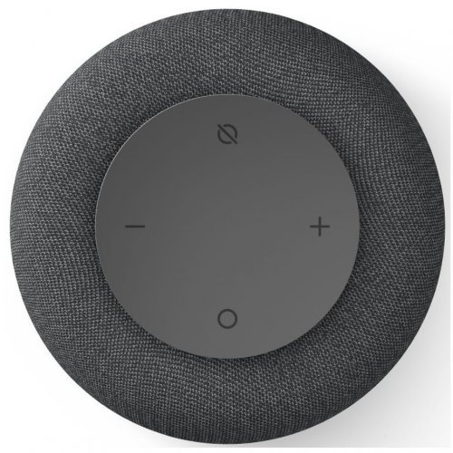 Умная колонка VK Капсула Мини с голосовым помощником Марусей, темный серый