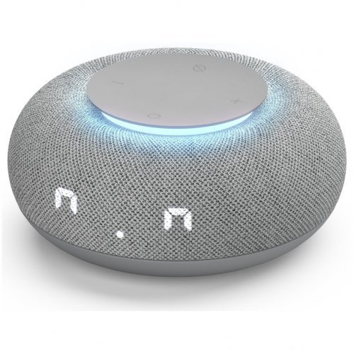 Умная колонка VK Капсула Мини с голосовым помощником Марусей, светлый серый