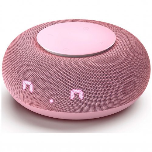 Умная колонка VK Капсула Мини с голосовым помощником Марусей, розовый