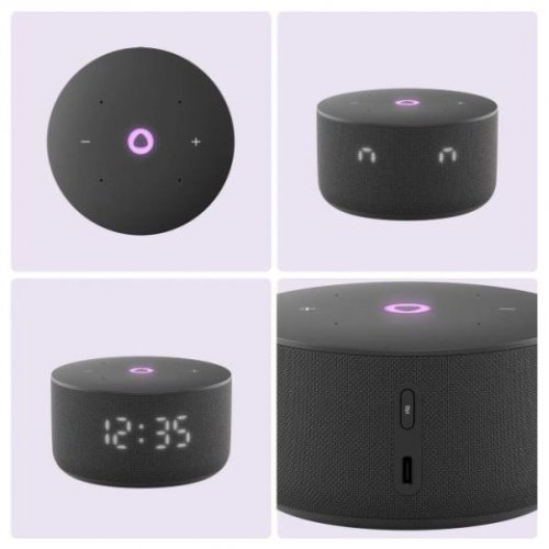 Умная колонка Яндекс Станция Мини 3 с Алисой, черный