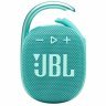 Портативная беспроводная колонка JBL Clip 4, Teal