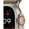 Apple Watch Ultra 2 GPS + Cellular, 49 мм, корпус из титана, ремешок Alpine оливкового цвета, размер S, MRFH3