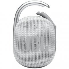 Портативная беспроводная колонка JBL Clip 4, White