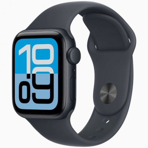 Apple Watch SE 3 GPS, 40 мм Midnight Aluminum Case with Midnight Sport Band, S/M