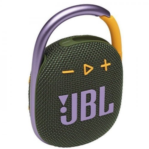 Портативная беспроводная колонка JBL Clip 4, Green