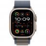 Apple Watch Ultra 2 GPS + Cellular, 49 мм, корпус из титана, ремешок Alpine синего цвета, размер M, MRFC3