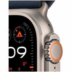 Apple Watch Ultra 2 GPS + Cellular, 49 мм, корпус из титана, ремешок Alpine синего цвета, размер M, MRFC3
