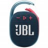 Портативная беспроводная колонка JBL Clip 4, Blue/Pink