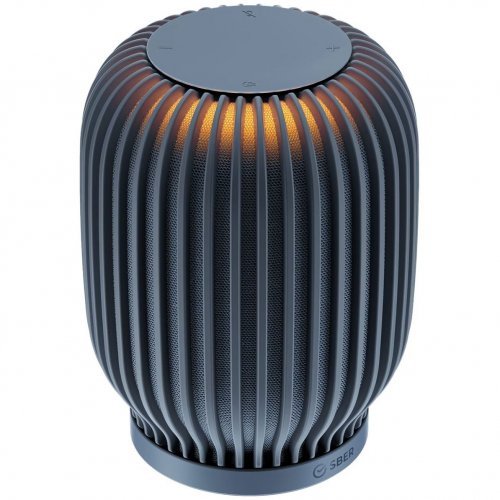 Умная колонка Sber SberBoom с семейством ассистентов Салют, лунный серый