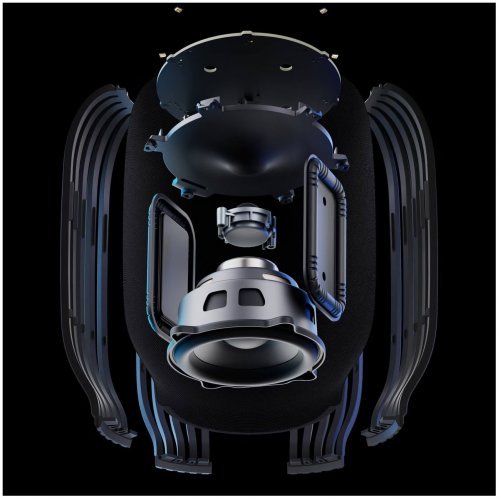 Умная колонка Sber SberBoom с семейством ассистентов Салют, лунный серый