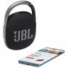 Портативная беспроводная колонка JBL Clip 4, Black