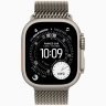 Apple Watch Ultra 3 GPS + Cellular, 49 мм Natural Titanium Case with Natural Titanium Milanese Loop, S