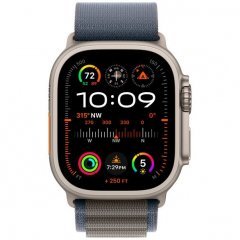 Apple Watch Ultra 2 GPS + Cellular, 49 мм, корпус из титана, ремешок Alpine синего цвета, размер L, MRFD3
