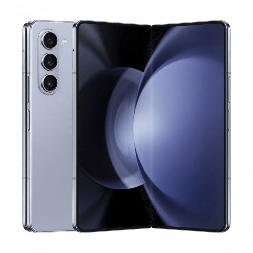 Смартфон Samsung Galaxy Z Fold5, 512 ГБ, голубой, Icy Blue, SM-F946BLBG