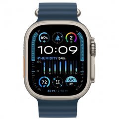 Apple Watch Ultra 2 GPS + Cellular, 49 мм, корпус из титана, ремешок Ocean синего цвета, MRF73