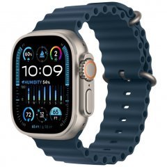 Apple Watch Ultra 2 GPS + Cellular, 49 мм, корпус из титана, ремешок Ocean синего цвета, MRF73