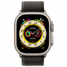 Apple Watch Ultra GPS + Cellular, 49 мм, корпус из титана, ремешок черный/серый, размер M/L, MQF53