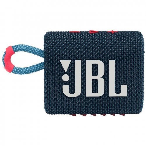 Беспроводная акустика JBL GO 3, Blue/Pink