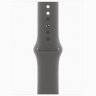 Apple Watch Series 11 GPS + Cellular, 42 мм Natural Titanium Case with Stone Gray Sport Band, M/L