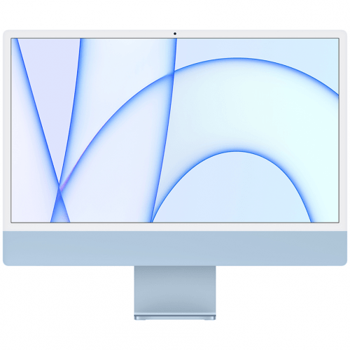 Apple iMac 24" Retina 4,5K, M3 (8C CPU, 10C GPU, 2023), 8 ГБ, 256 ГБ SSD, Blue, Синий, MQRQ3