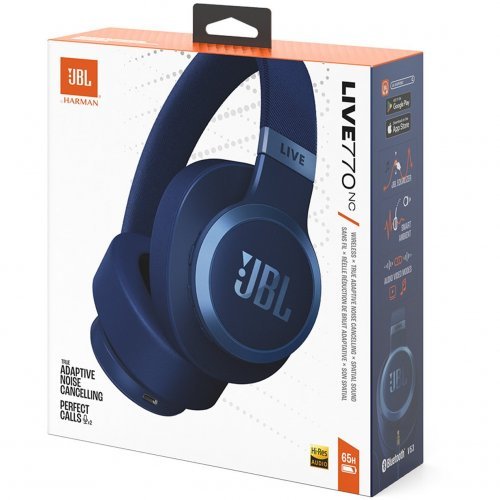 Беспроводные наушники JBL Live 770NC, Blue, синий