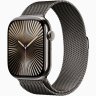 Apple Watch Series 10 GPS + Cellular, 46 мм Slate Titanium Case with Slate Milanese Loop, S/M, MC7R4Q