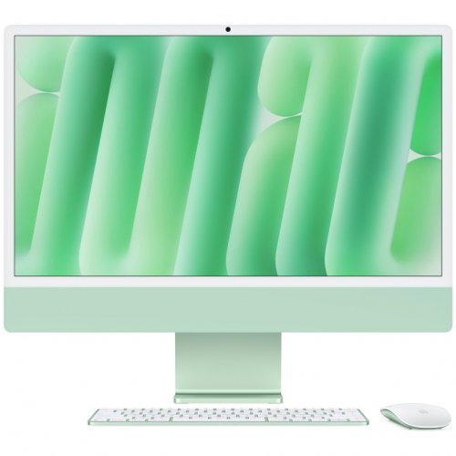 Apple iMac 24" Retina 4,5K (M4 10C CPU, 10C GPU, 2024), 16 ГБ, 256 ГБ SSD, зеленый, MWUY3