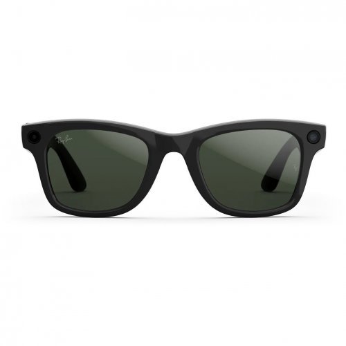 Ray-Ban Meta Wayfarer Gen 2 Shiny Black / Polarized Green G-15